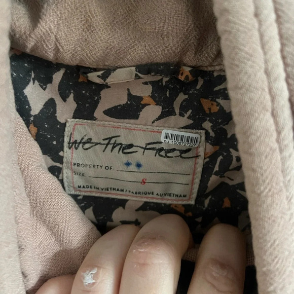 Free People Eyes On You Surplus Jacket, size small - Picture 4 of 5